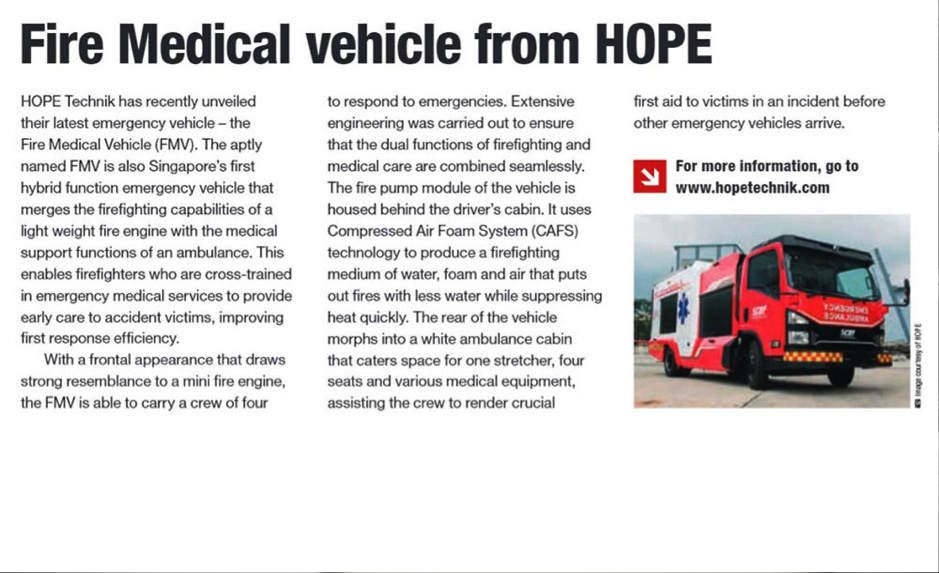 Fire Medical Vehicle from HOPE