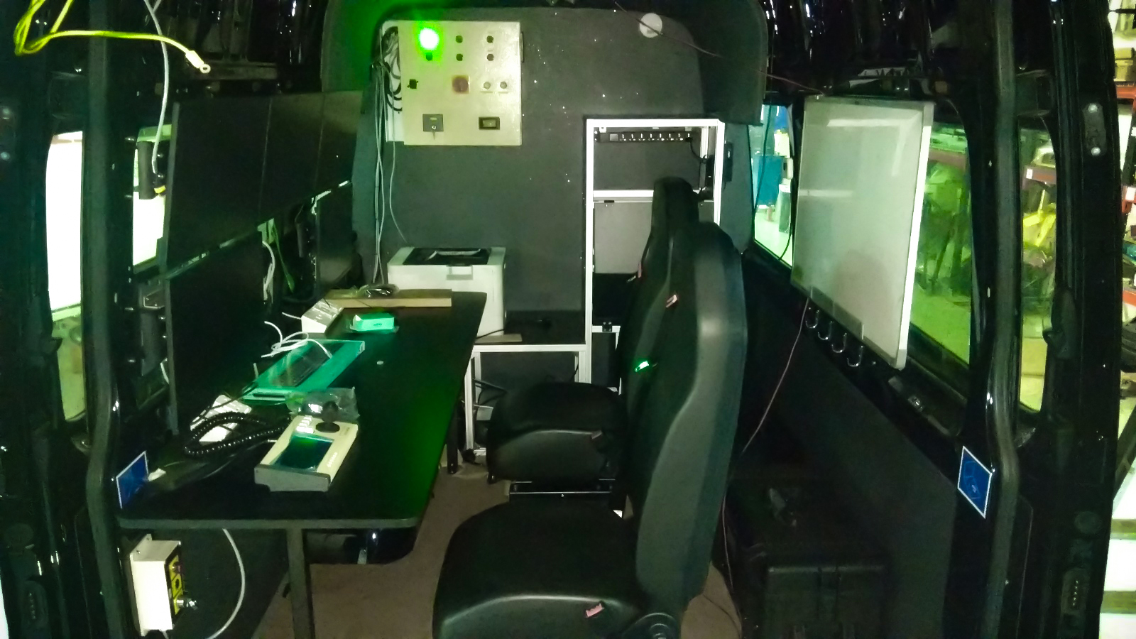 Mobile Command Vehicle Interior